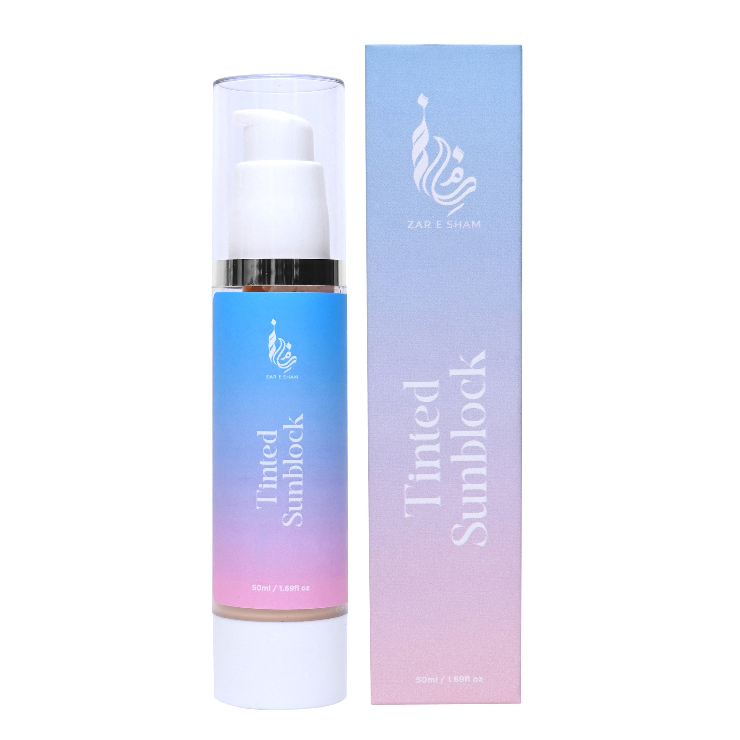Zar e Sham Tinted Sunscreen (SPF 50+) PA+++