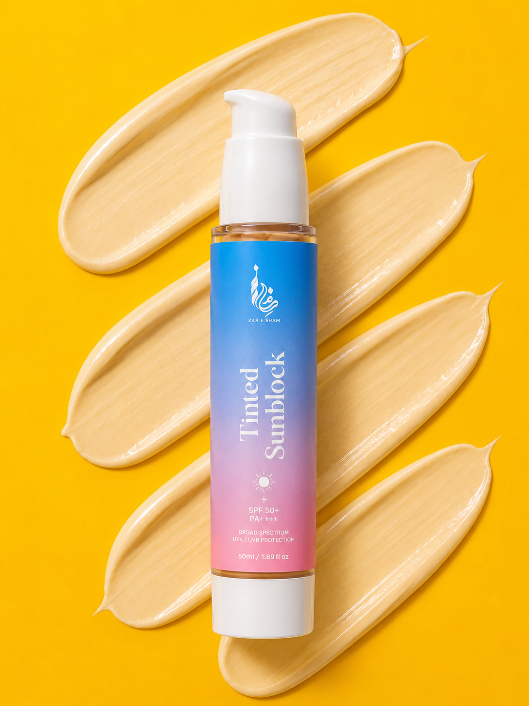 Zar e Sham Tinted Sunscreen (SPF 50+) PA+++